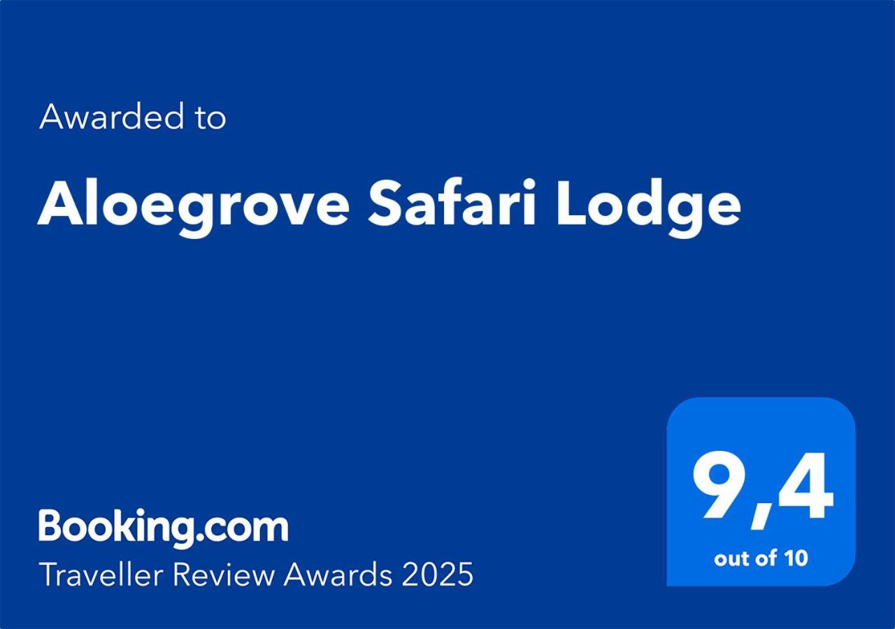 Aloegrove Safari Lodge Otjiwarongo Exteriör bild